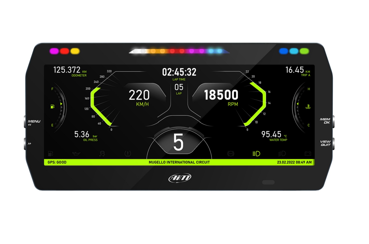 AIM MXT 10" dashlogger NEW!