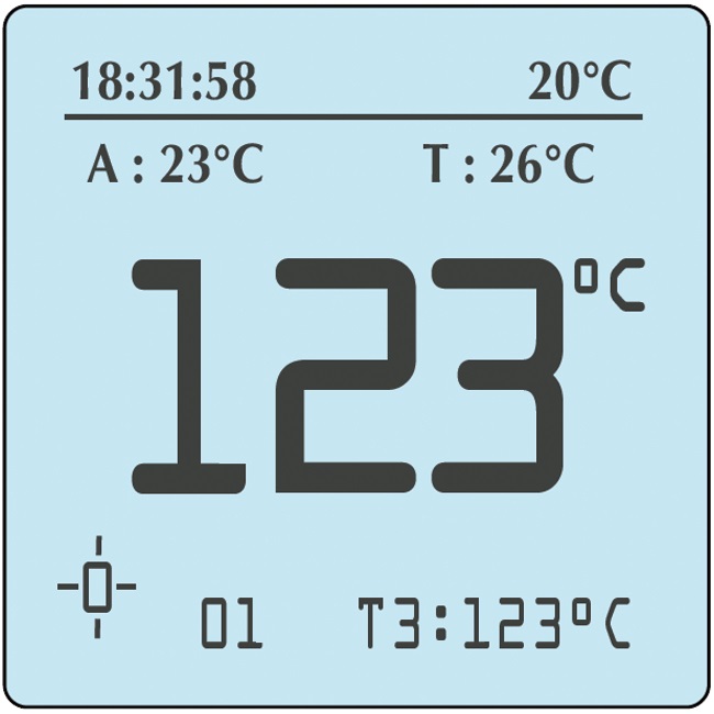 7. Bandentemperatuurmeter met priksensor - Afbeelding 2