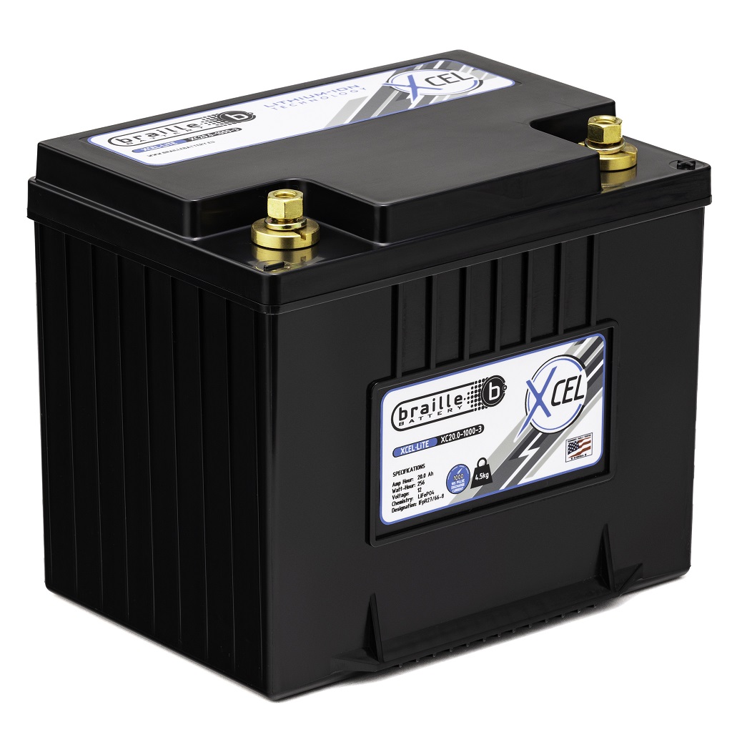 Braille XC20.0-1000-3 Motorsport Lithium Battery