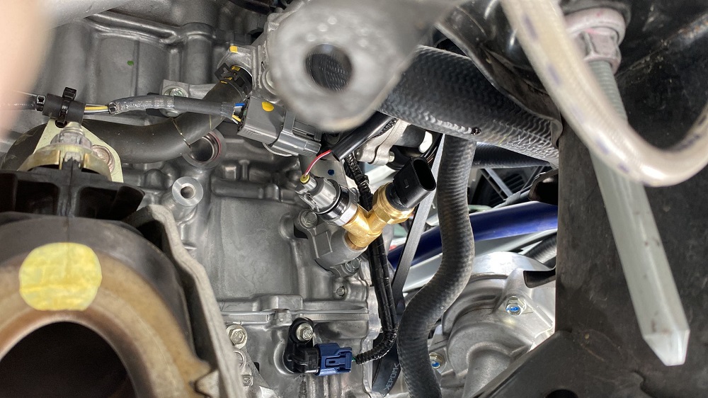 Mazda MX5 cup olietemperatuur en oliedruk set tbv AIM MXM kit - Afbeelding 2