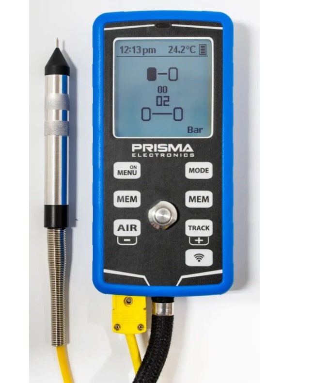 11. Bandenspanningmeter 7 bar + infrarood temperatuur sensor + temperatuur priksensor HPM5 NEW!